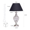 Guilia - Black Table Lamp