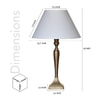 Norman - White Table Lamp