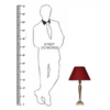 Paul - maroon Table Lamp