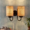 Vladimir Beige Natural Fiber Wall Light