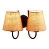 Daye Beige Natural Fiber Wall Light