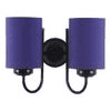 Wallace Blue Fabric Wall Light