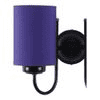 Wallace Blue Fabric Wall Light