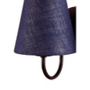 Shawndelle Blue Natural Fiber Wall Light