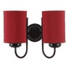 Truman Red Fabric Wall Light