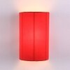 Twila Red Fabric Wall Light