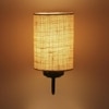 Salinger White Natural Fiber Wall Light