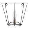 Charmisa Black Metal Wall Light