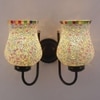 Kurt Multicolour Glass Wall Light