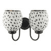 Nathaniel Multicolour Glass Wall Light