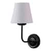 Roscoe Grey cotton Wall mounted Lamp Iron Base(KV06)