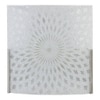 Chelsie White Glass Wall Light