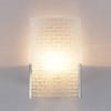 Clayburn White Glass Wall Light