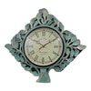 Mint Color wooden Tree Design Wall Clock with 8 inch Dial and 12 inch size