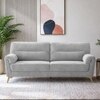 Osbert Velvet 3 Seater sofa in Grey color