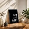 The Castle Decor Get Shit Done Motivational Wall Art 8x12 Inch