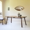 Quinlynn Solid Wood 4 Seater Dining Table in Provincial Teak Finish