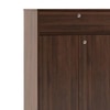 Webster 15 Pair Shoe Rack in Walnut Finish