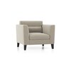 Lewis 1 Seater Fabric Sofa In Oyster Beige Colour