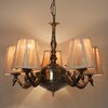 Devansh Wood Wall Mounted Lamp With Beige Jute Shade