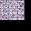 Ines Blue Abstract 160 TC Cotton Double Size Bedsheet with 2 Pillow Covers