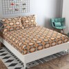 David Gold Abstract 160 TC Cotton Double Size Bedsheet with 2 Pillow Covers