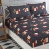 Alma Grey Abstract 160 TC Cotton Double Size Bedsheet with 2 Pillow Covers