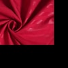 Iker Red Solid 210 TC Cotton King Size Bedsheet with 2 Pillow Covers