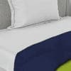 Ekiya
Navy Blue-Parrot Green Solid 250 Gsm Microfiber Single Bed Comforter