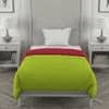 Ekiya 
Dark Pink-Parrot Green Solid 250 Gsm Microfiber Single Bed Comforter