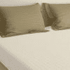 Deance Beige 27X18 Inches Cotton Pillow Cover Set Of 2