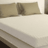 Deance Beige 27X18 Inches Cotton Pillow Cover Set Of 2