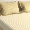 Deance Gold 27X18 Inches Cotton Pillow Cover Set Of 2