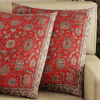 Kourtney Blue Satin Cushion Cover