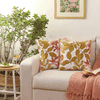 Pink Abstract Cotton Cushion Cover Set Of 2