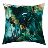 Amigo Green Floral 16 X 16 Inches Polyester Cushion Cover Set Of 5