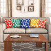 Sykes Multicolor Geometric 16 X 16 Inches Polyester Cushion Cover Set Of 5