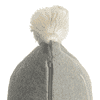 Lennon Light Grey Mel & Natural Cotton Cushion Cover