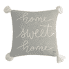 Lennon Light Grey Mel & Natural Cotton Cushion Cover