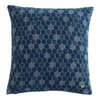 Daisy Estate Blue & Natural Combed_Cotton Cushion Cover