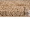 Beige Solid Soft Feel Anti-Skid Polyester Carpet -3X5 Feet