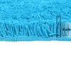 Blue Solid Soft Feel Anti-Skid Polyester Carpet -5X7 Feet