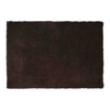 Brown Solid Soft Feel Anti-Skid Polyester Carpet -3X5 Feet