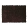 Brown Solid Soft Feel Anti-Skid Polyester Carpet -5X7 Feet