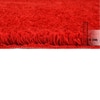 Red Solid Soft Feel Anti-Skid Polyester Carpet -4X6 Feet