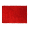 Red Solid Soft Feel Anti-Skid Polyester Carpet -4X6 Feet