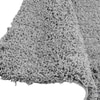 Silver Solid Soft Feel Anti-Skid Polyester Carpet -3X5 Feet