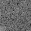 Silver Solid Soft Feel Anti-Skid Polyester Carpet -3X5 Feet