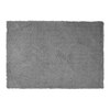 Silver Solid Soft Feel Anti-Skid Polyester Carpet -5X7 Feet