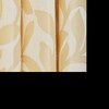 Isolde Cream Color Floral Window Curtain Set of 2